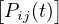[     ]
 Pij(t)