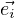 ⃗ei