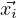 ⃗xi