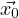 ⃗x0